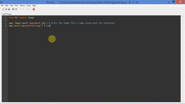 Convert .JPG to .PNG using Python | 2020 смотреть онлайн