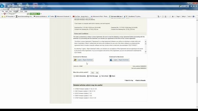 Nikon D7100 Firmware Update