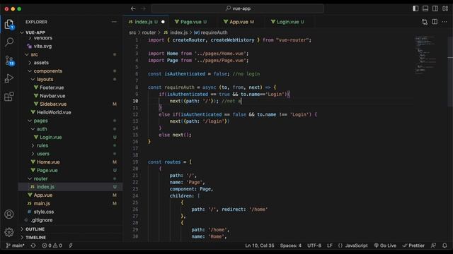 Route Navigation - Route Middleware смотреть онлайн