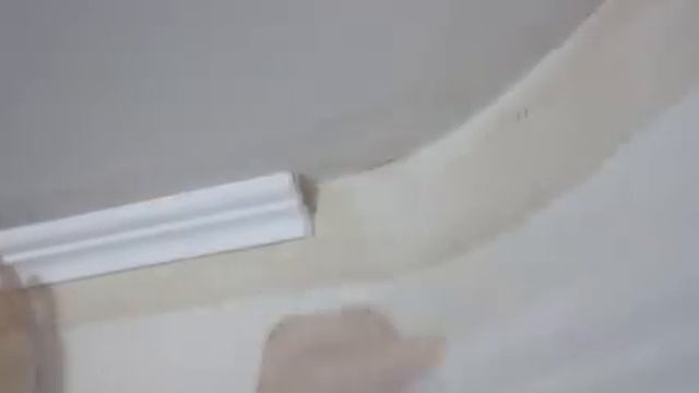 Наклейка багета. Как я делаю гнутый багет,потолочный плинтус
