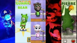 FNAF 🆚  FOXY🆚  TOM  🆚ANGELA  🆚Gummy Bear 🆚  Pierre 🎶 Who is Best?