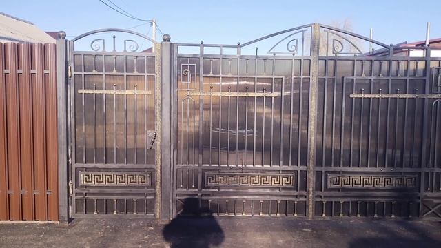 Ворота, калитка модель 43 смотреть онлайн