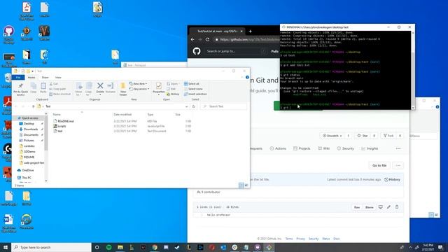 Traversing GitHub with GitBash/GitHub Desktop Client смотреть онлайн