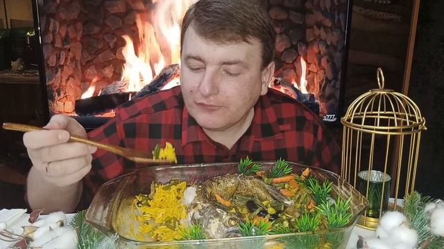 МУКБАНГ ЩУКА ЗАПЕЧЁННАЯ/ВКУСНЕЙШАЯ ЗАПЕЧЁННАЯ ЩУКА ОБЖОР смотреть онлайн
