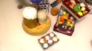 Поделка в детский сад - Пасхальные куличи