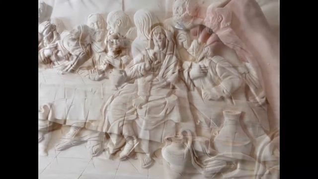 Декоративное панно на тему: "Малая трапеза (Тайная вечеря)" смотреть онлайн