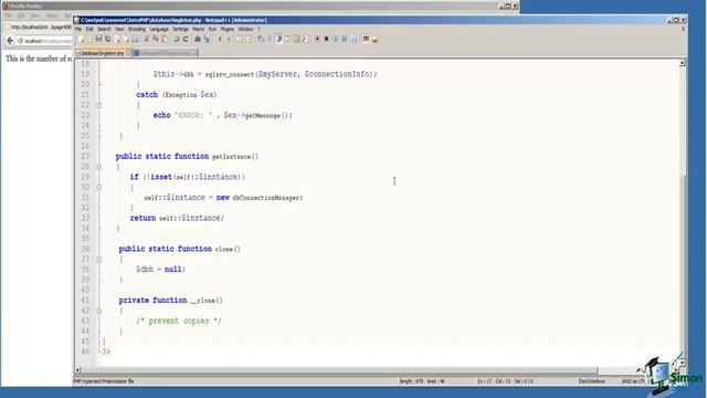 Chapter 12 - Singleton Pattern Demo смотреть онлайн
