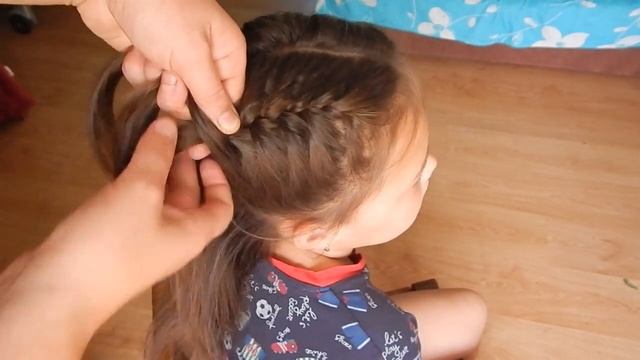 как заплести два колоска. смотреть онлайн