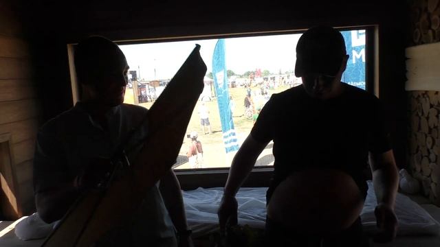 Баня на колёсах от ProMetall с печью Атмосфера XL+, обзор трейлера. #БаняФест 2022 смотреть онлайн