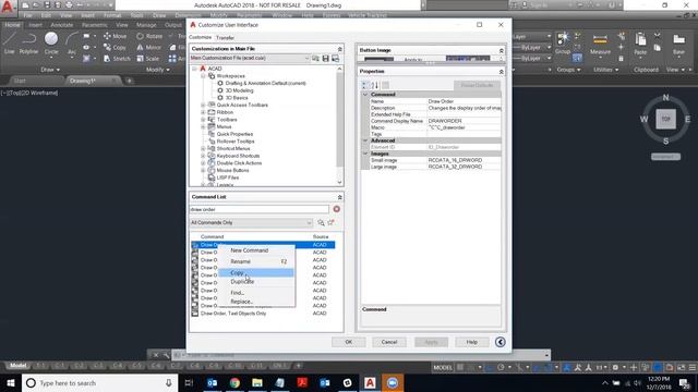 How To Add Command Button To The Ribbon in AutoCAD смотреть онлайн