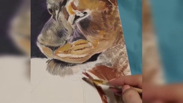 как нарисовать льва смотреть онлайн