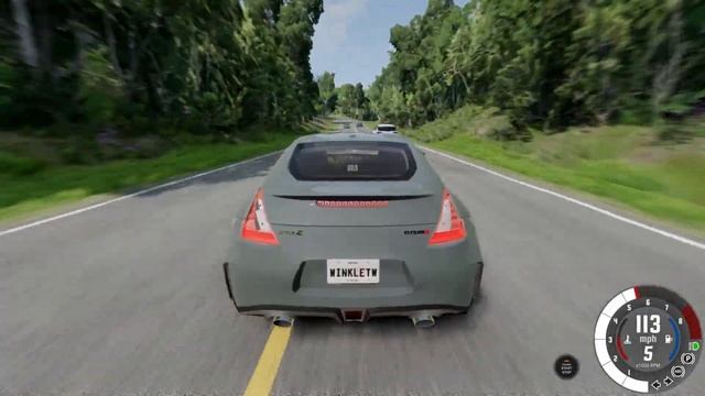 Nissan 370z Car Driving - BeamNg Drive - Car Games Pc Gameplay [Logitech g29] смотреть онлайн