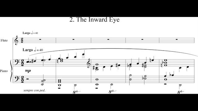 Mark Carlson - Three Romances for Flute and Piano (1986) [Score-Video] смотреть онлайн