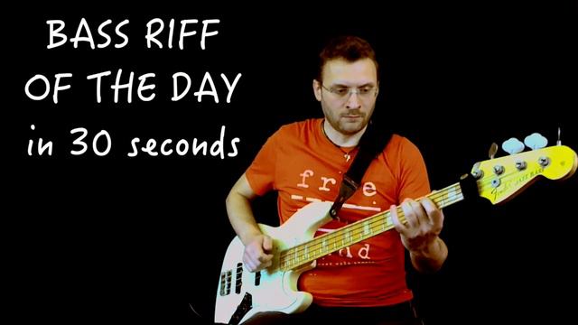 She loves me back Bass cover (Luther Vandross), giorno 71 Bass Riff of the day in 30 seconds смотреть онлайн