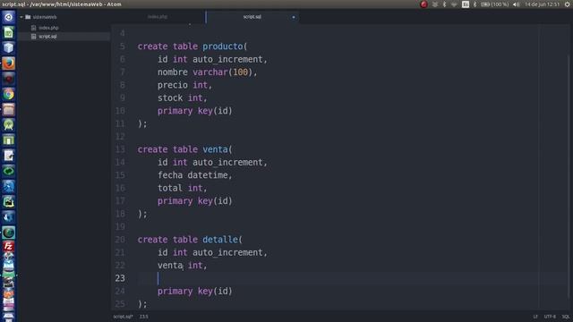 1.- [Sist. venta PHP y MySQL] Creación de base de datos смотреть онлайн