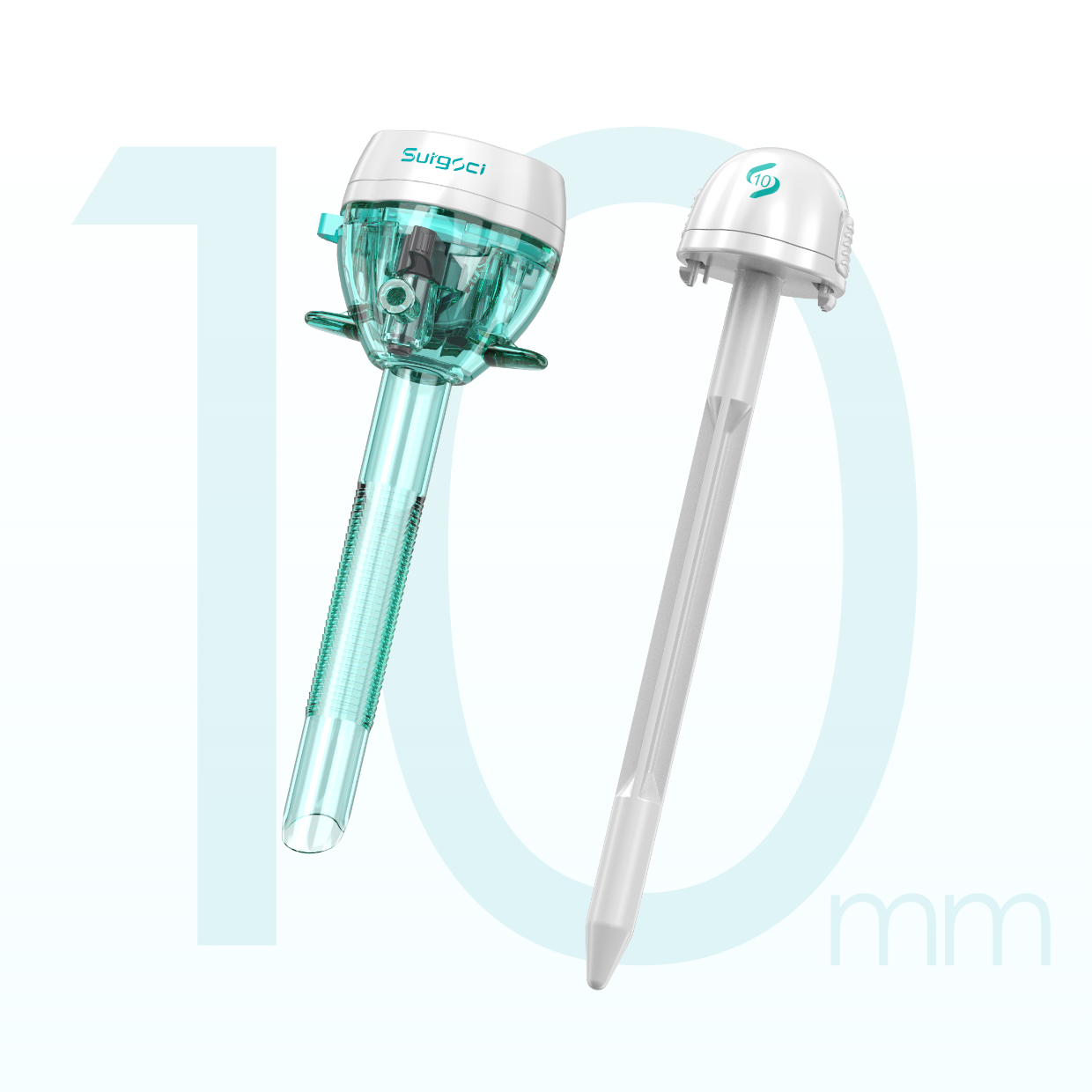 10mm Disposable Laparoscopic Trocar Sterile Surgical Blunt Trocar for Abdominal Surgery смотреть онлайн