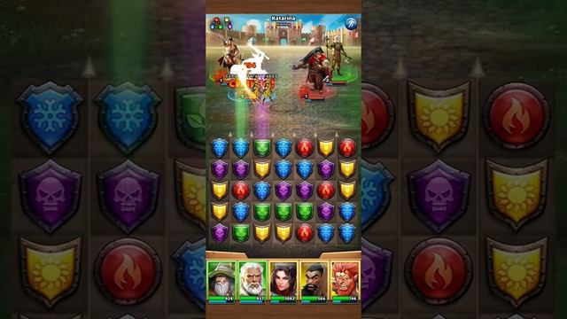 Empires & Puzzles: Как победить более сильного врага в набегах смотреть онлайн