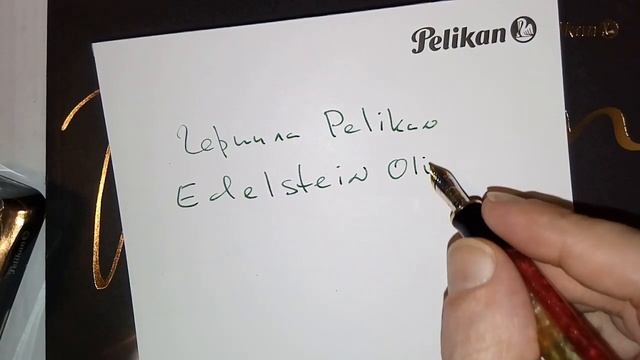 180 лет компании Pelikan. Чернила Pelikan Edelstein Olyvine + Topaz смотреть онлайн