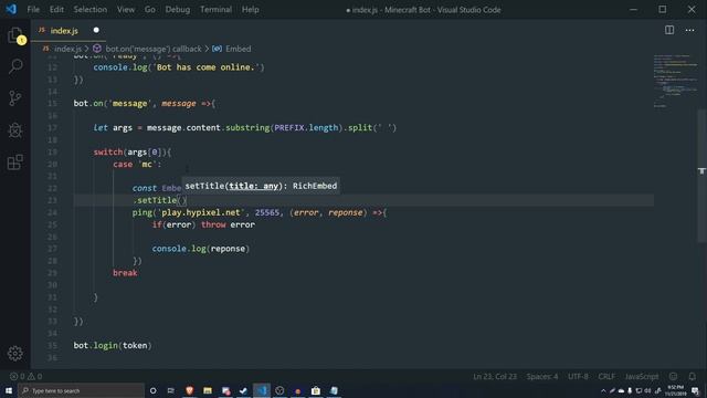 How To Make A Minecraft Discord Bot смотреть онлайн