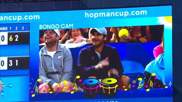 tennis-i.com Федерер веселится на Кубке Хопмана 2017 смотреть онлайн