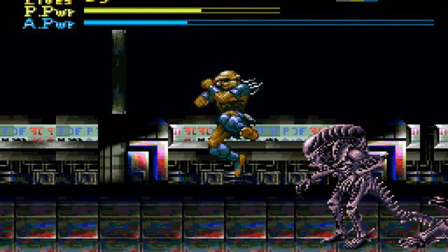 Alien vs Predator [SNES] | [4K] | (1993) смотреть онлайн