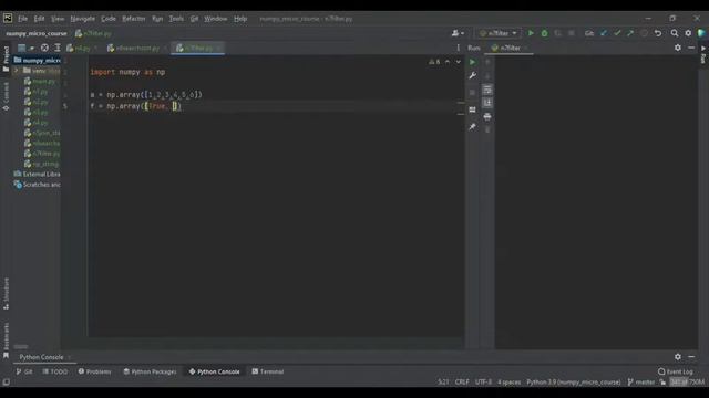 Python numpy filter usage смотреть онлайн