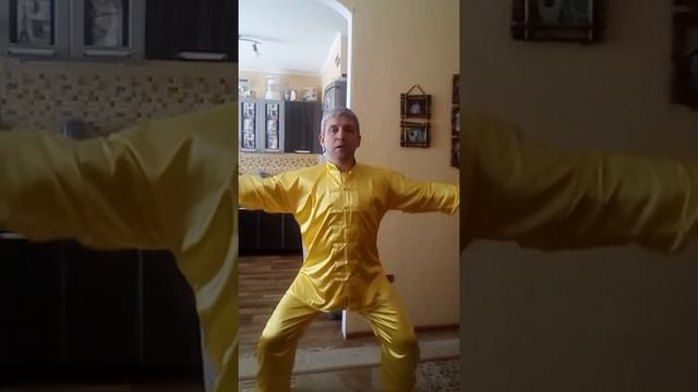 Оздоровительный Цигун. Комплекс И Цинь Цинь, короткая версия без музыки смотреть онлайн
