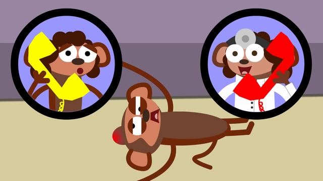 Fifty-Five Little Monkeys Jumping on the Bed | Nursery Rhyme | Scratch Garden смотреть онлайн