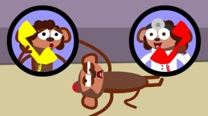 Fifty-Five Little Monkeys Jumping on the Bed | Nursery Rhyme | Scratch Garden