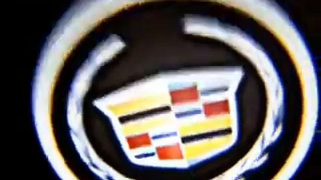 Лазерная проекция логотипа в двери Кадиллак смотреть онлайн
