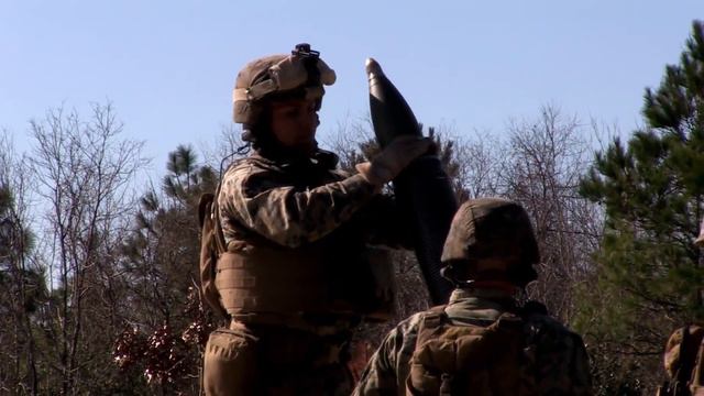 120mm Mortar Fire - French M327 & US Army's M120 смотреть онлайн