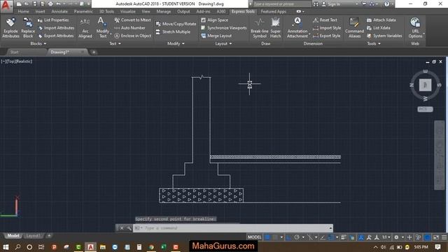 How to Create Breakline Symbol in Autocad- Breakline Symbol in Autocad in Hindi смотреть онлайн