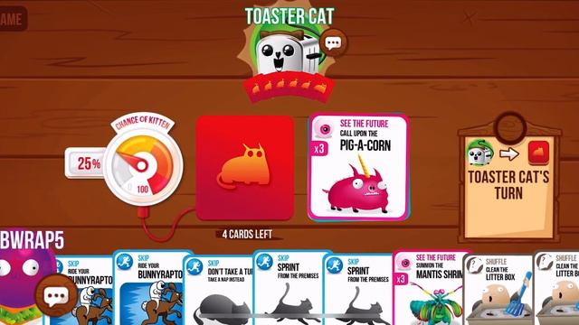 Exploding Kittens gameplay смотреть онлайн