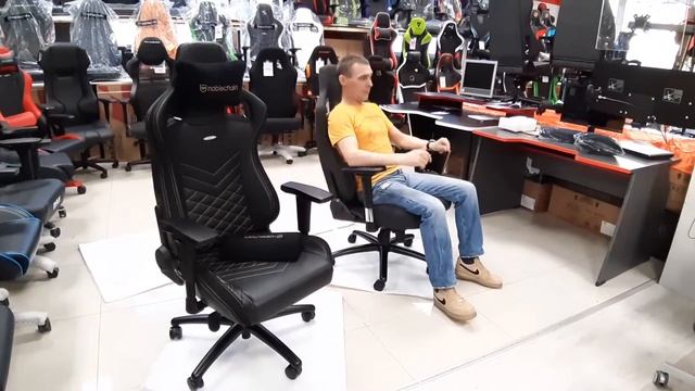 Noblechairs Epic TX fabric \ Обзор и сравнение с обычным Noblechairs Epic смотреть онлайн