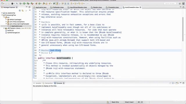 Try with Resources and the Auto Closeable Interface in Java смотреть онлайн