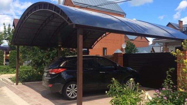 Навес 7х5,5 м. смотреть онлайн