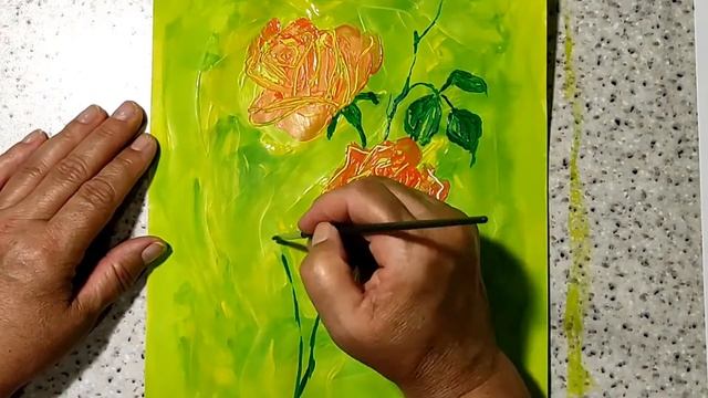 Розы Гуашь смотреть онлайн