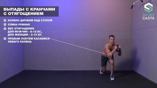 217. ВЫПАДЫ С КРАНЧАМИ С ОТЯГОЩЕНИЕМ. смотреть онлайн