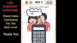 Brain Test Day 17 What Is The Pin Code?