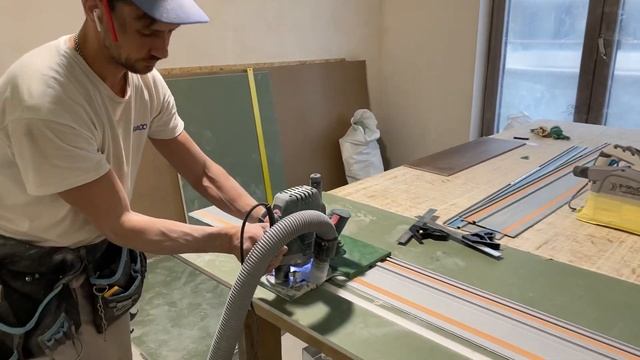 Фрезеровка гипсокартона. Инструмент для простоты изготовления парящего потолка смотреть онлайн