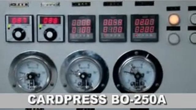 CARDPRESS-BO-250A пресс-ламинатор для пластиковых карт смотреть онлайн