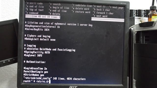 Подключение к FreeBSD по SSH