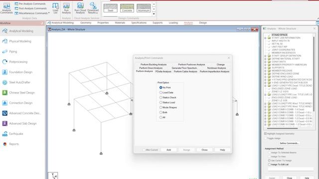 Performing a Linear Elastic Analysis in STAAD.Pro смотреть онлайн