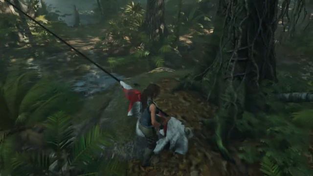 Shadow of the Tomb Raider Цунами,падение самолета,ягуары часть 2 смотреть онлайн
