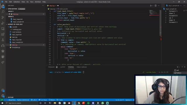 Advent of Code | Day 2 in PYTHON смотреть онлайн