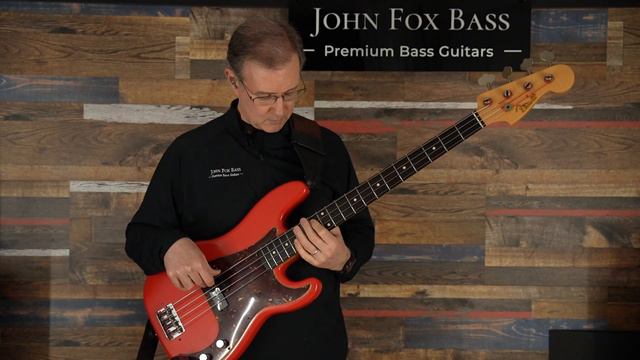 Fender Custom Shop Pino Palladino '62 Relic Fiesta Red Precision Bass, with T-I Flats - SO SWEET! смотреть онлайн