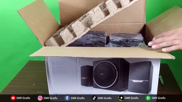Edifier XM3BT 2.1 Multimedia Bluetooth Speaker system unboxing and sound system смотреть онлайн