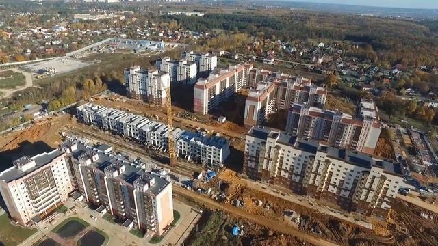 Аэросъемка ЖК "Государев дом", 12.10.2016 смотреть онлайн