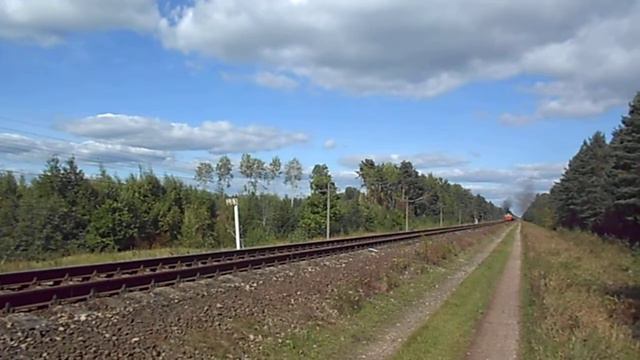 ТЭП 70 с пригородным Луга - Псков смотреть онлайн