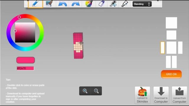 Cute Dino Girl Minecraft Skin смотреть онлайн